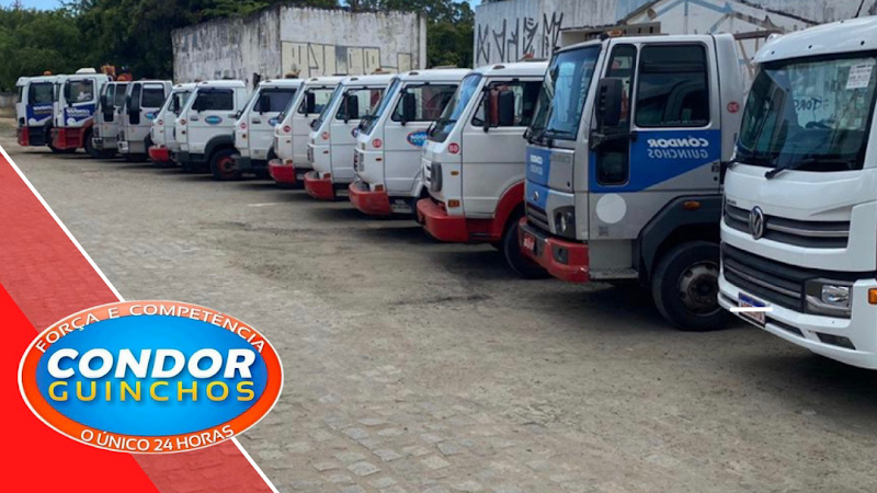 CONDOR GUINCHOS - Guincho, Guindaste, Munck e Pta 24 Horas em Maceió
